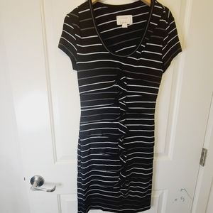 Artelier black and white t-shirt dress Size M